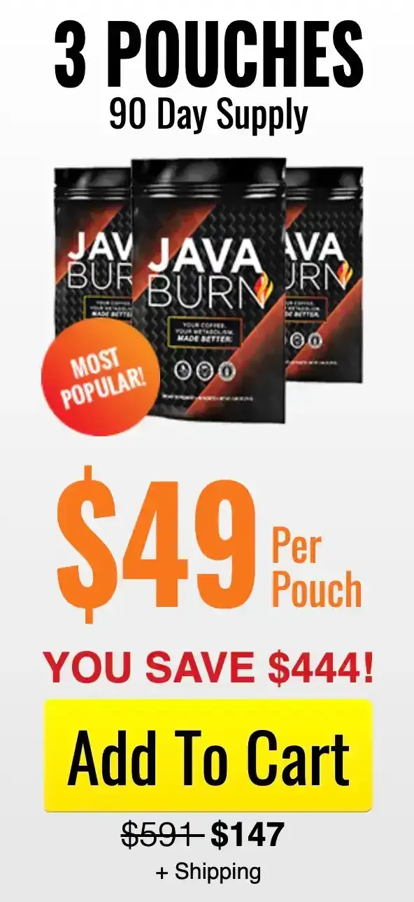 Java Burn Buy 3 Pouch