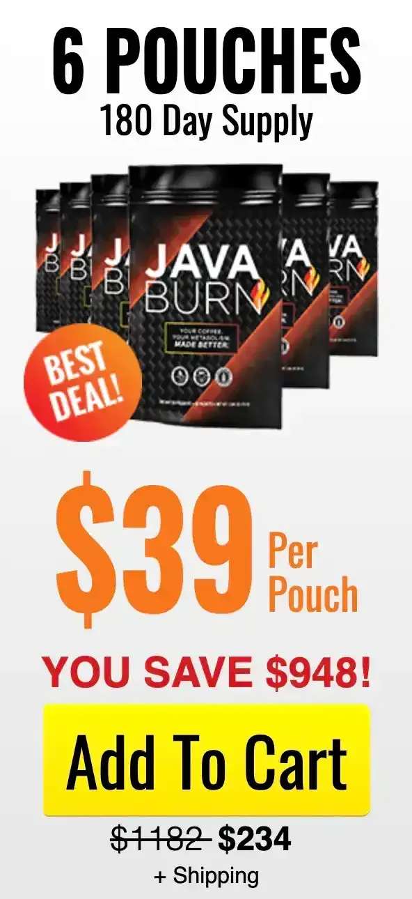 Java Burn Buy 6 Pouch